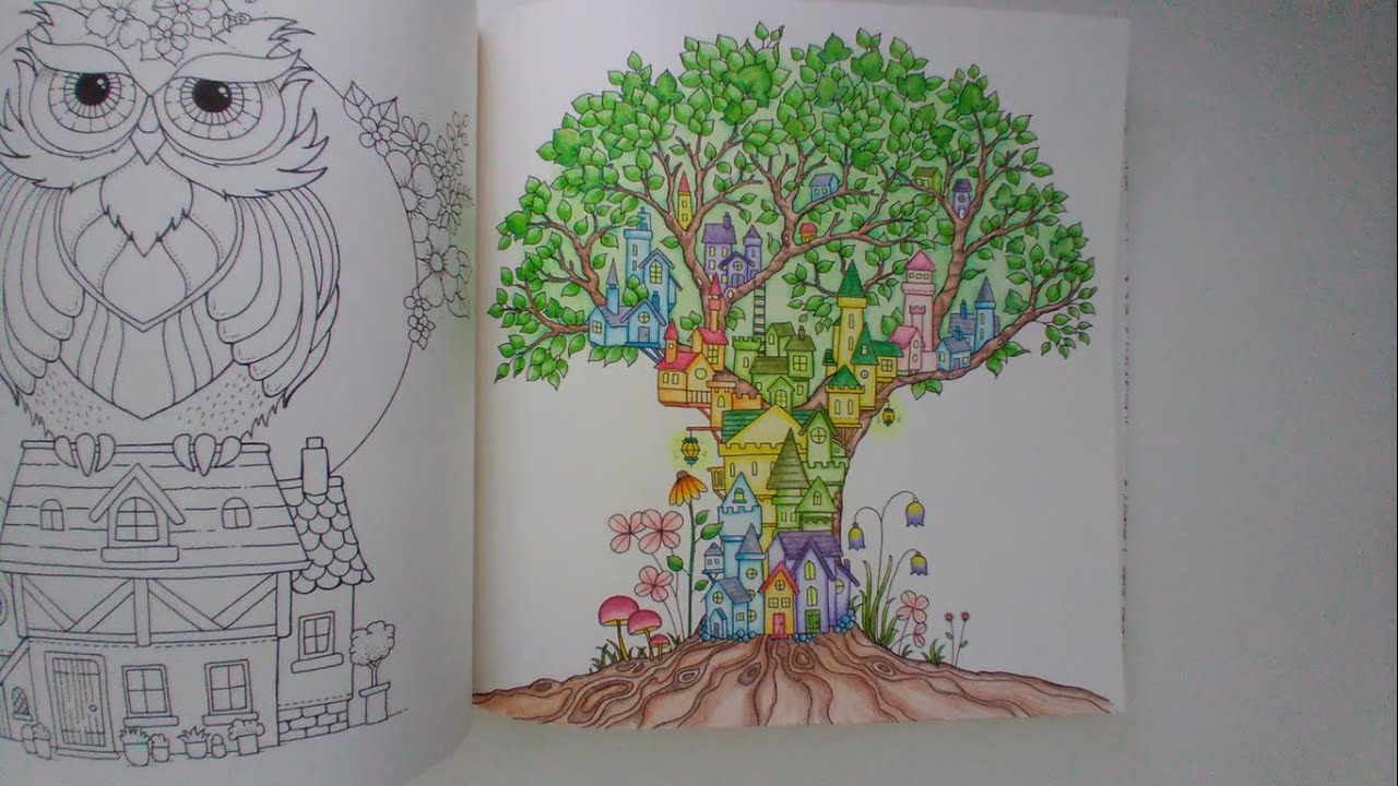 Johanna Basford's Worlds of Wonder: Tree Houses (Adult Coloring)
