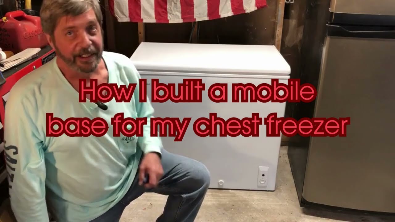 How I built a mobile base for my chest freezer