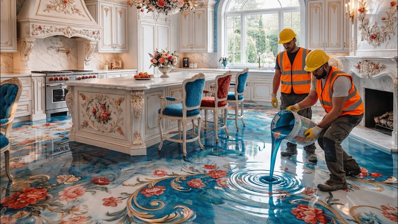 Top 5 Beautiful Epoxy Flooring with Refined Resin Pours for Statement Interiors.