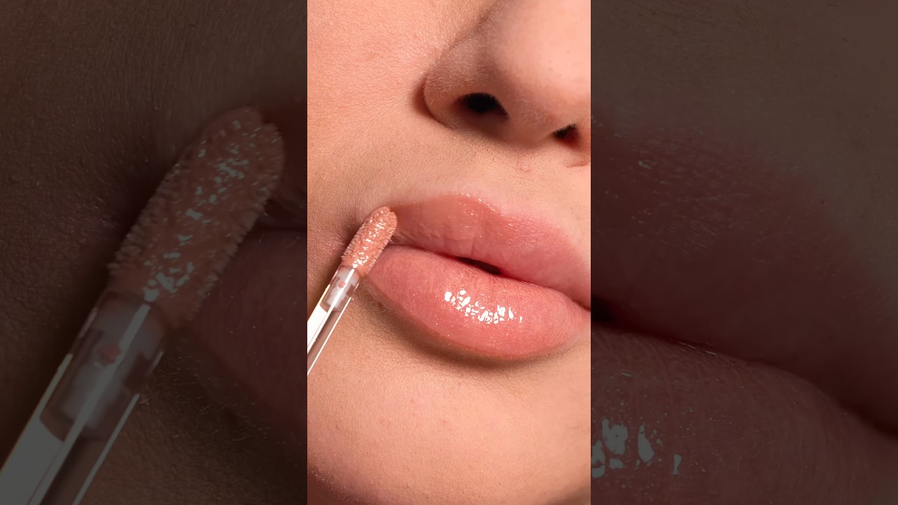 morphe dripglass 🍑 #morphe #lipgloss #shortsfeed #shortvideo #shortsviral #lips #beauty #lipswatch