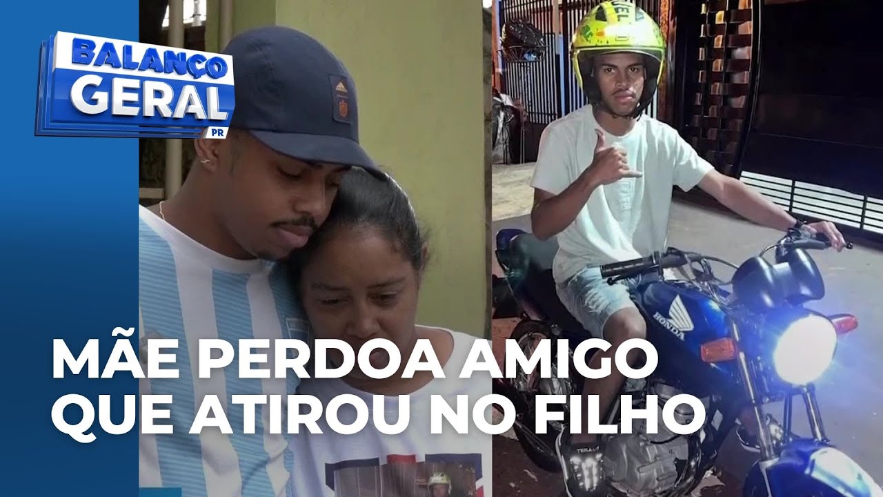 Mãe perdoa o amigo que tirou a vida do filho com um tiro na cabeça em Sarandi, no PR