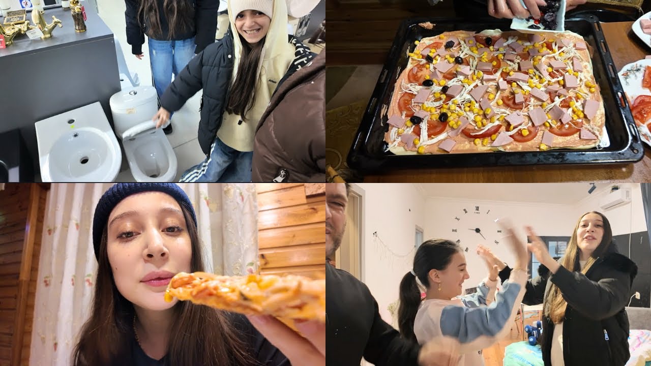 AİLELİKCE PİZZA PARTY 😂 | BAKIYA GETDİK SƏHƏR YARIŞMASI 😍😂