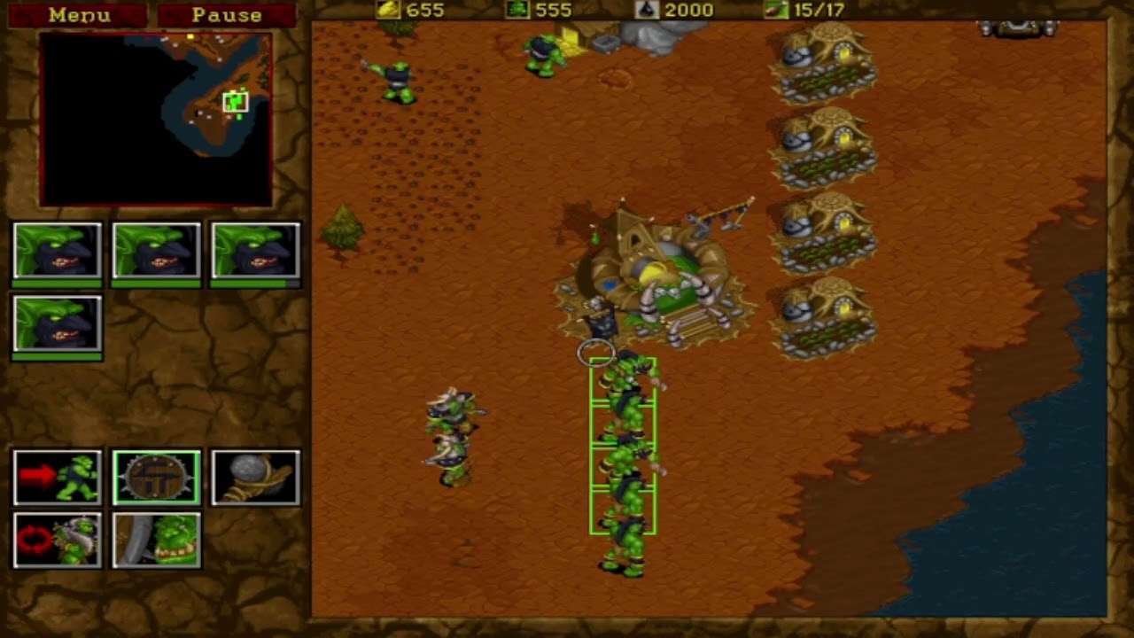Warcraft 2 - Tides of Darkness - Orc Campaing Map 05