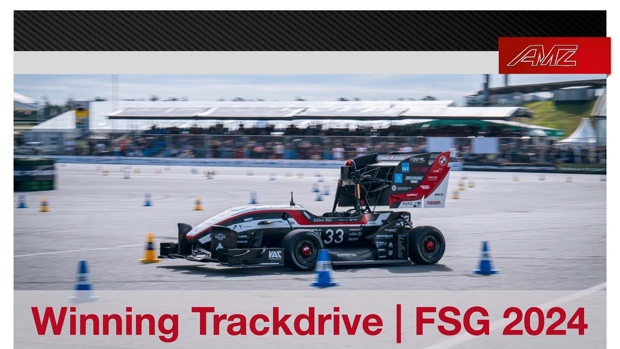 Winning Autonomous Trackdrive at FSG 2024 | AMZ Racing