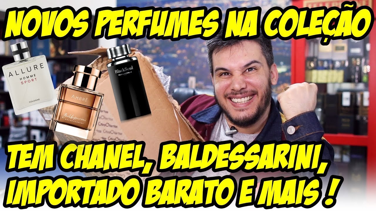 NOVOS PERFUMES TOPS NA COLEÇÃO: CHANEL, BALDESSARINI, LAPIDUS E MAIS !