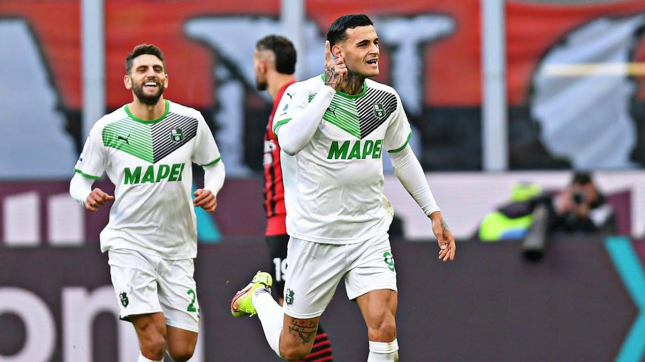 Scamacca's goal vs Milan - 2021/22