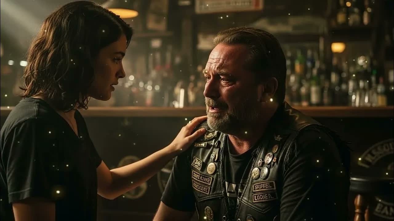 Girl touched biker's vest crying this belonged to my uncle who died — what he said stunned her