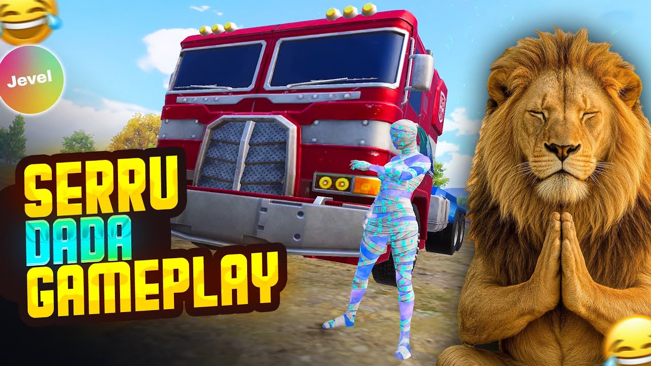 SERRU DADA 😂KA GAMEPLAY BGMI FUNNY JEVEL |