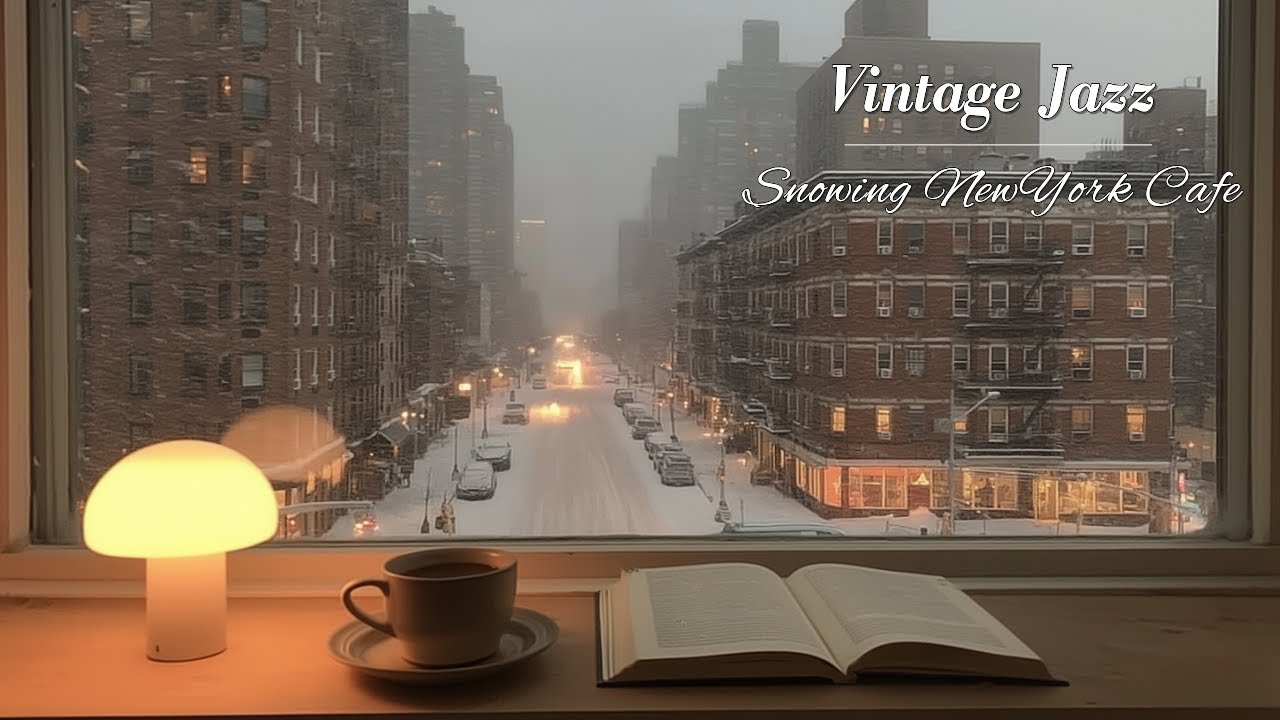 Jazz Playlist | 눈 내리는 뉴욕 카페, 일상에 따스히 스며드는 빈티지 재즈 Cozy Jazz with Soft Vocal and Piano