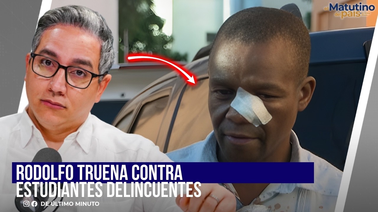 RODOLFO SANTOS TRUENA CONTRA ESTUDIANTES QUE LANZARON PIEDRAS A MAESTROS
