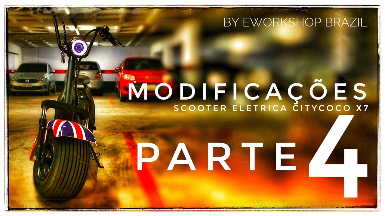Modificações Parte 4 Patinete Scooter Elétrico Citycoco X7
