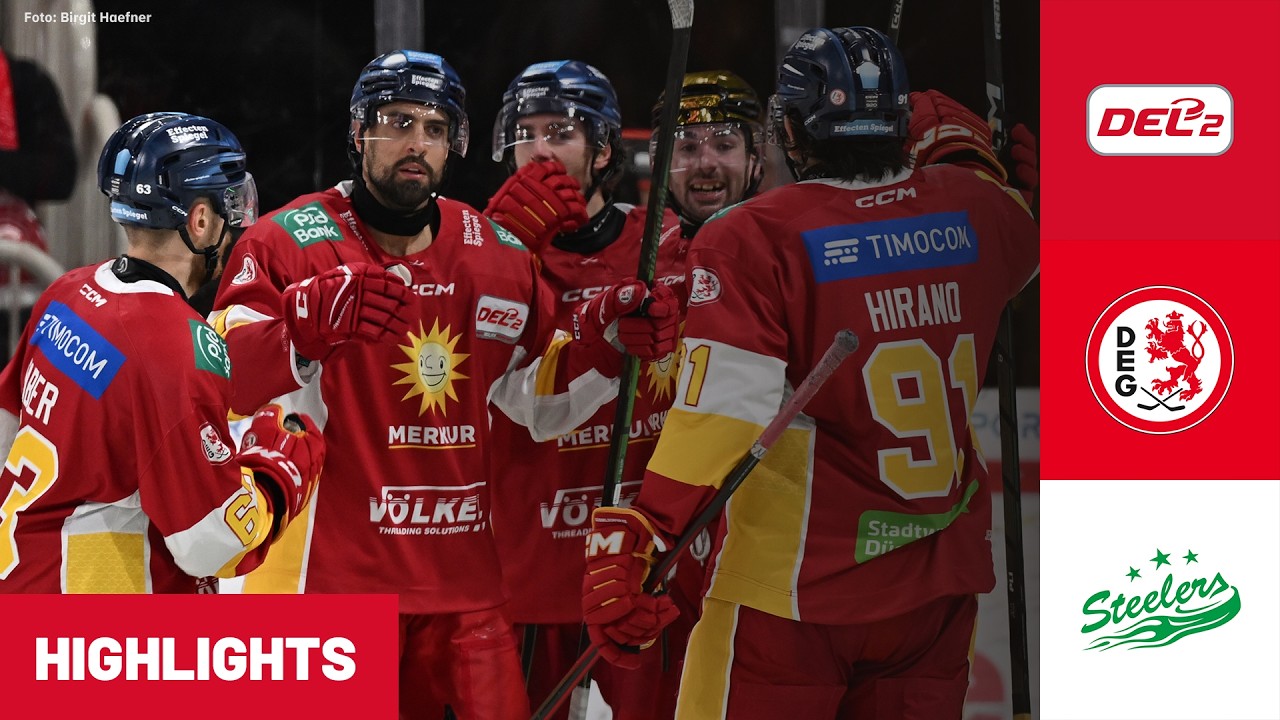 DEL2:Düsseldorfer EG vs Bietigheim Steelers | Highlights