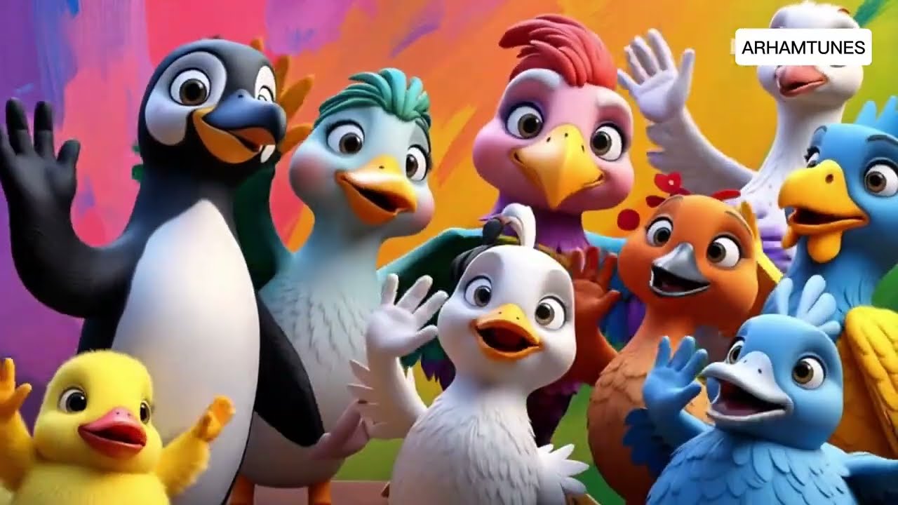 All Birds Song 🕊️ | Fun Flying Birds Dance | Kids Learning Rhyme”
