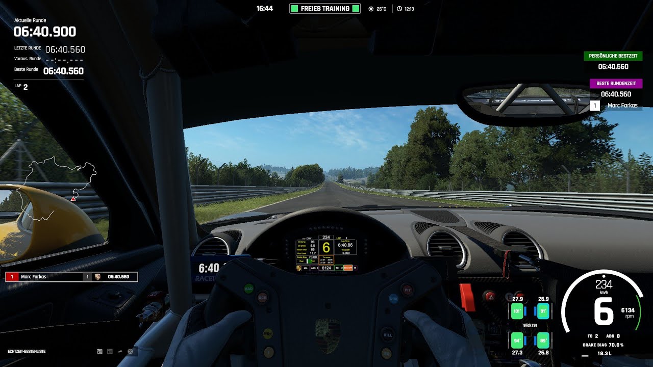 Assetto Corsa EVO Nordschleife  Onboard Replay 6:40.560