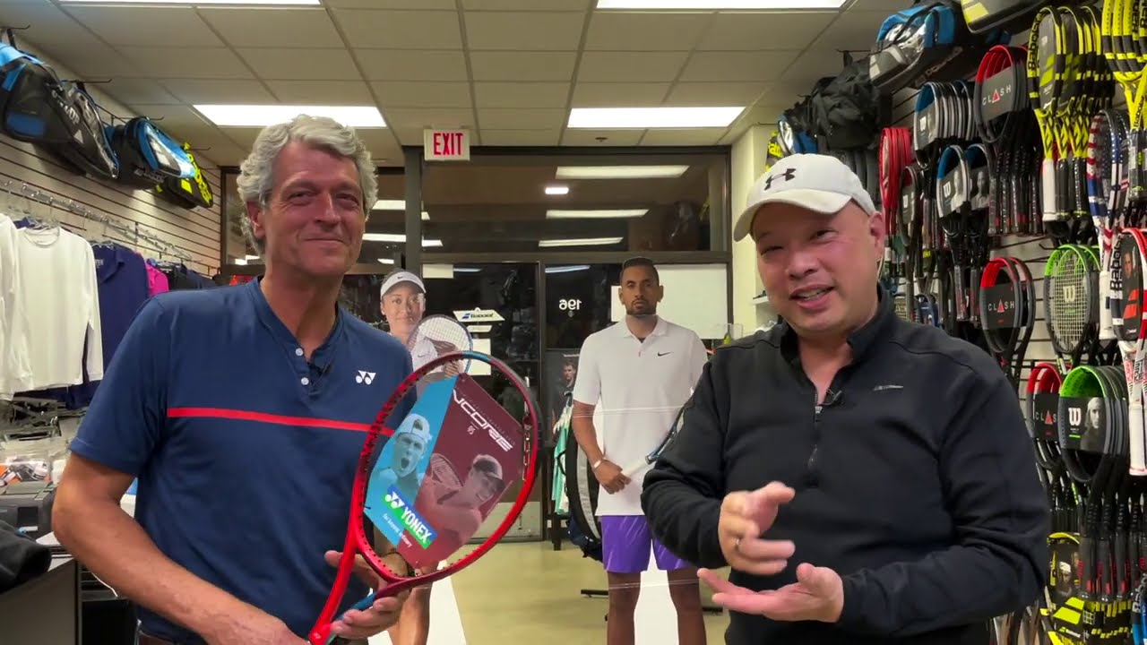 THE NEW 2021 YONEX VCORE TENNIS RACKET LINE