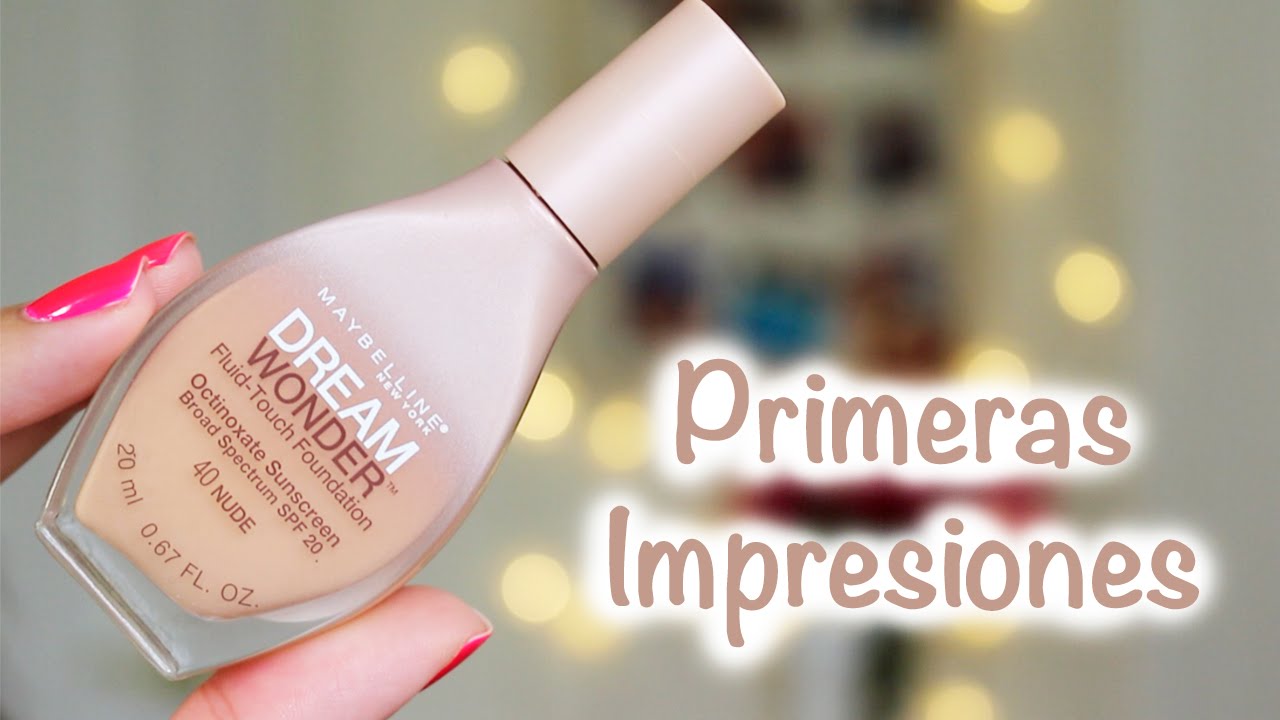 Primeras Impresiones Maybelline NY Dream Wonder Fluid Touch Foundation