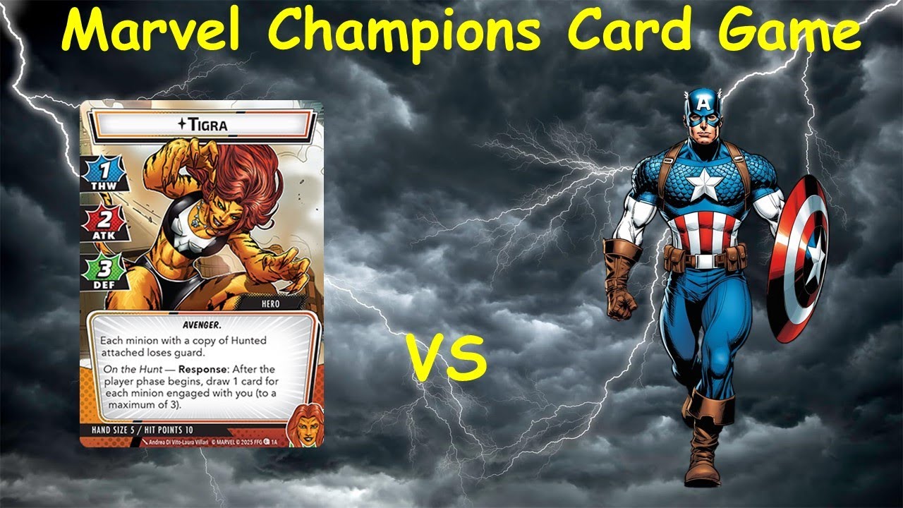 Tigra vs Captain America Solo Playthrough | Unchanged Precon
