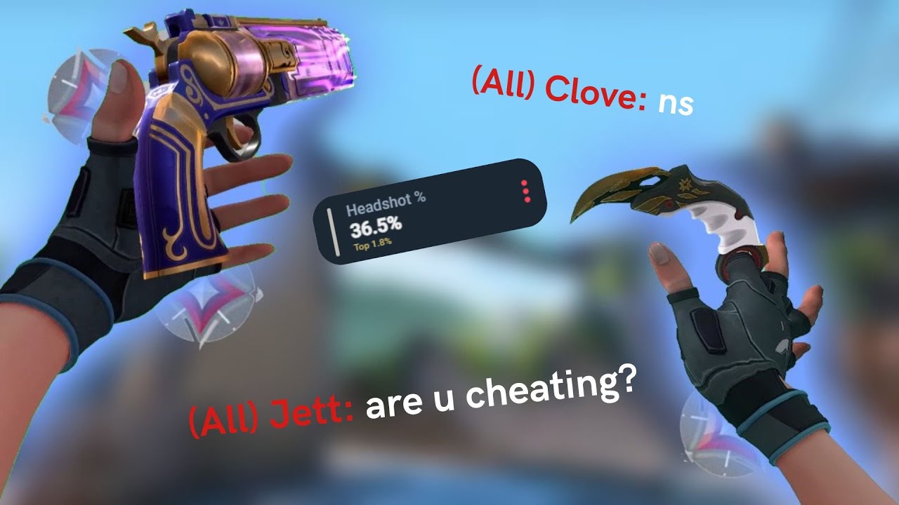 What top 1,8% hs% looks like in VALORANT