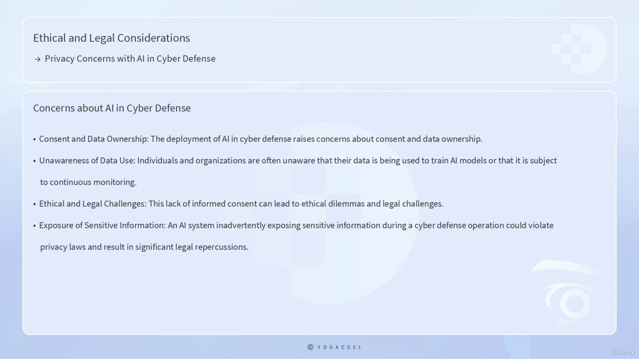 172. Privacy Concerns with AI in Cyber Defense