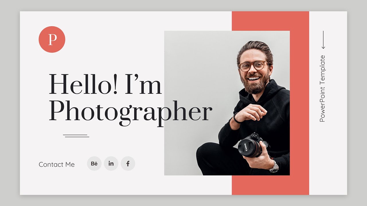 Photography Portfolio PowerPoint Template