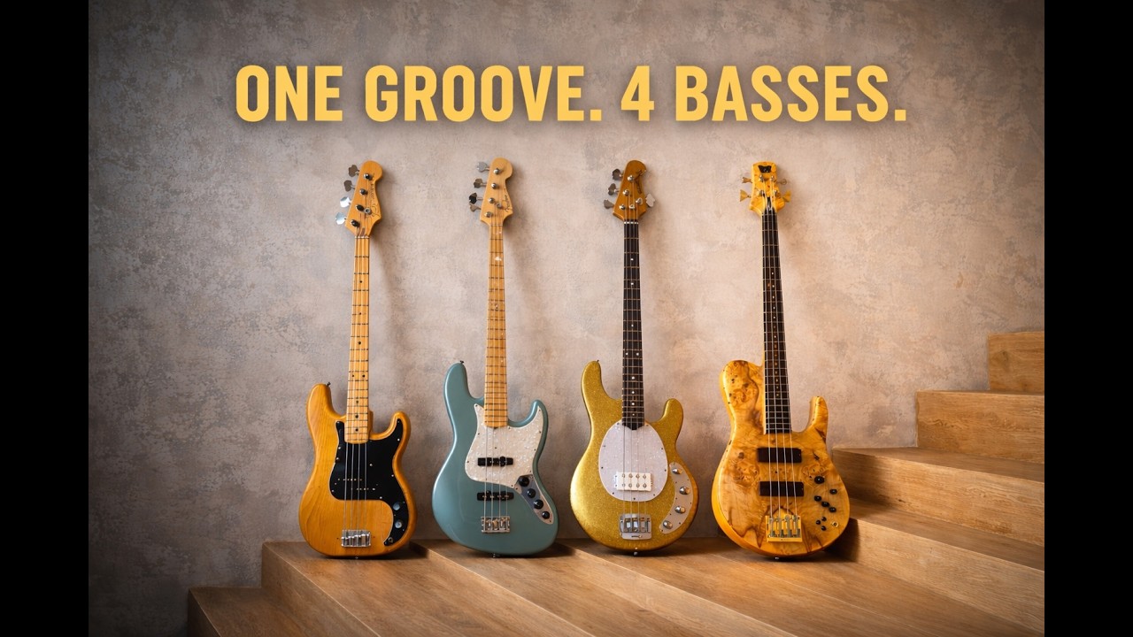 Precision vs. Jazz Bass vs. Musicman vs. Fodera