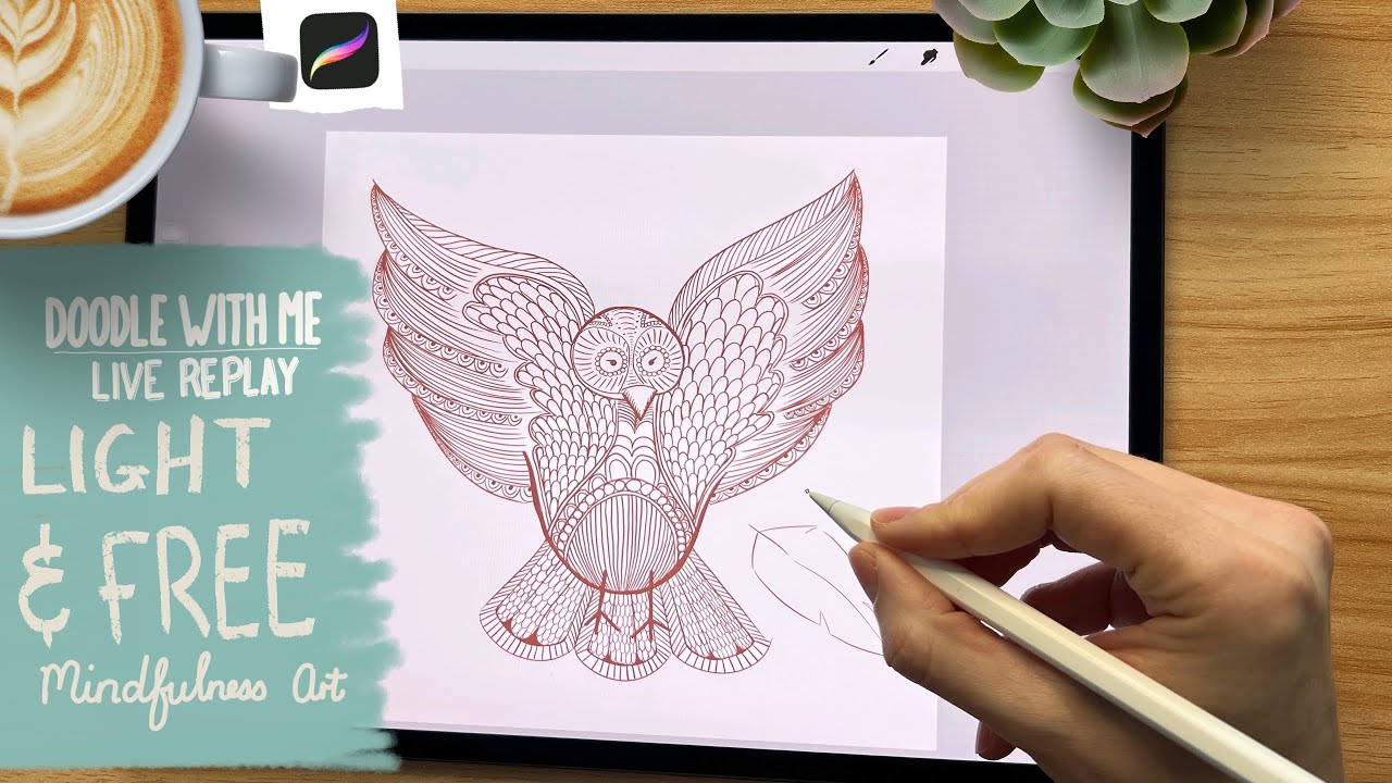 Mindful Art in Procreate - Relax & Doodle: 
