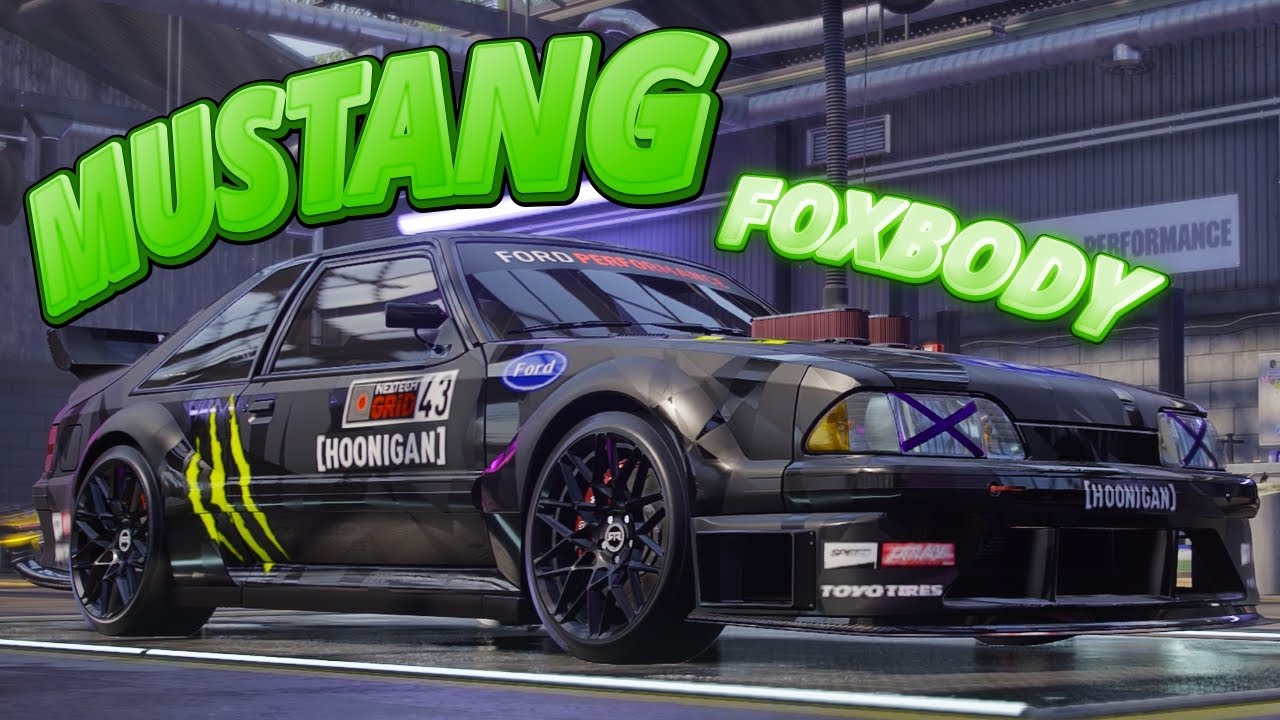 FORD FOXBODY MUSTANG CUSTOMIZED AND GAMEPLAY IN NFS HEAT