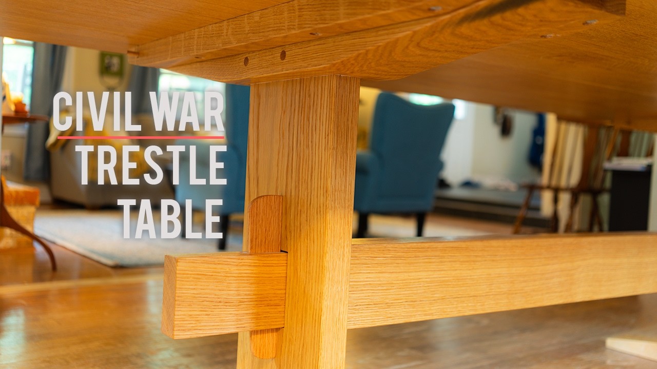 165 Year Old Oak Made into Stunning Dining Table (No Talking)