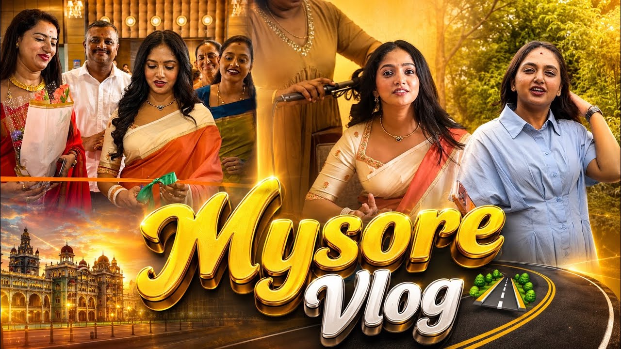 Mysore Vlog 🛣️ | Full Fun, Food & Memories! 😍 | Divya Gowda | Bhavya Gowda