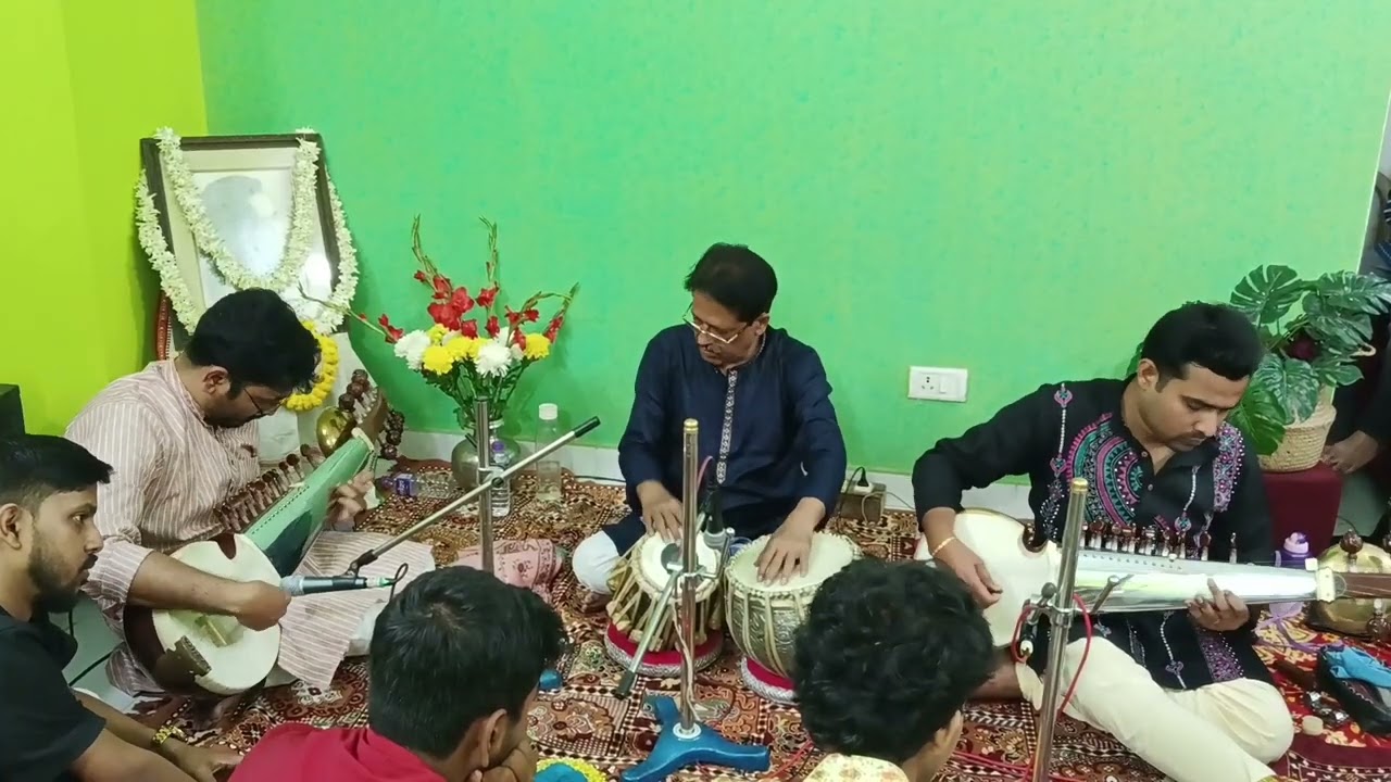 DEEDHITI's house concert, Dhun in Raag Bhairabi by Abhishek Roy, Dr. Arijit Chatterjee, Sarode duet