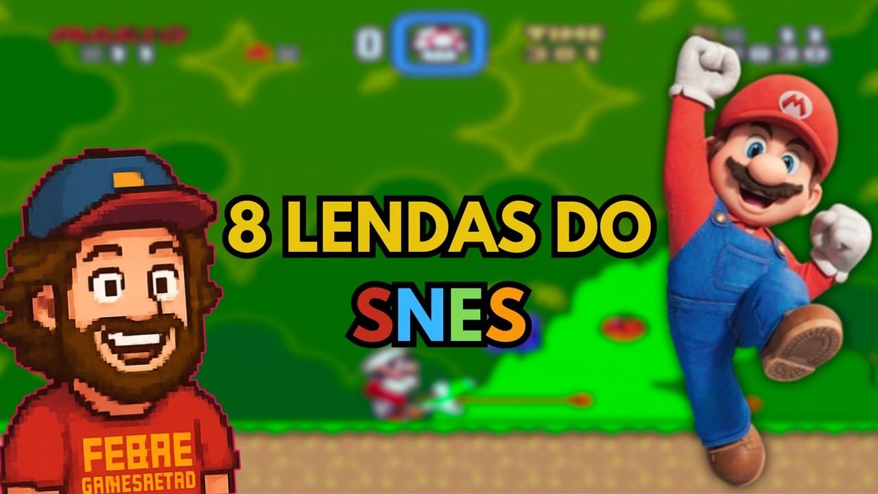 OS 8 JOGOS MAIS INSANOS E LENDÁRIOS DO SUPER NINTENDO | VOCÊ LEMBRA DELES ?