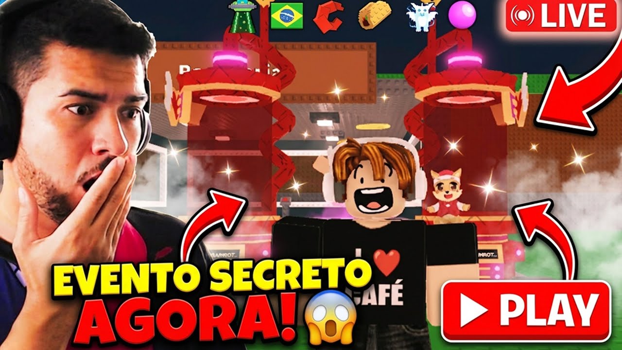 🔴 AO VIVO EVENTO HOJE ! Roube um BRAINROT !#roblox