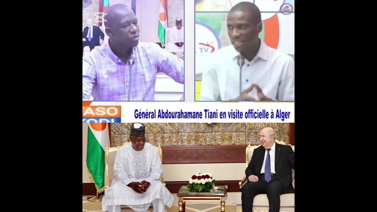 Visite du Général #Abdourahamane_TIANI en #Algérie Partie 1