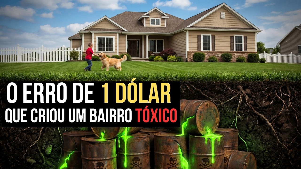Eles construíram uma ESCOLA em cima de 21.000 Toneladas de Lixo Químico