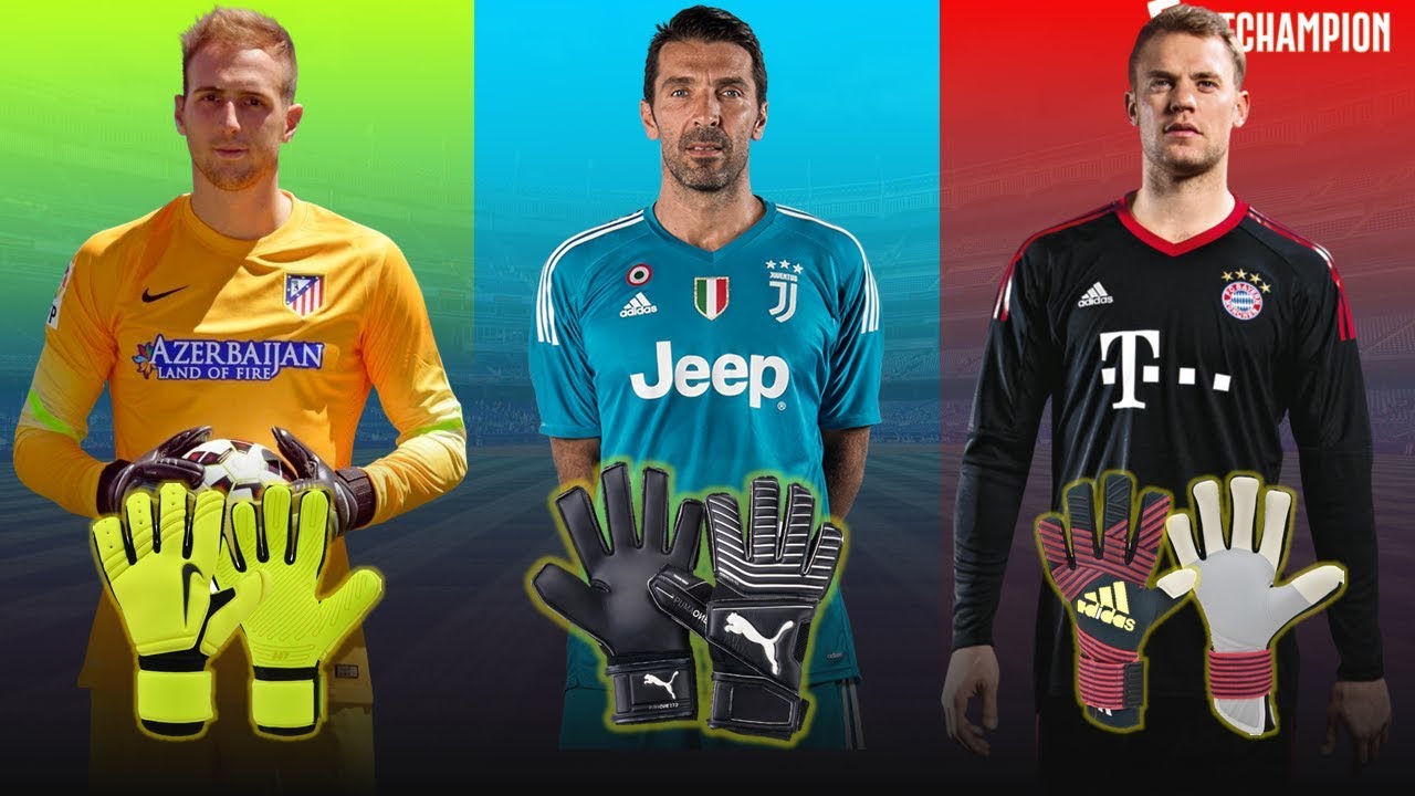 Best Famous Goalkeeper Gloves Champion League 2017/2018 ⚽ Football Goalkeeper Gloves ⚽ Footchampion