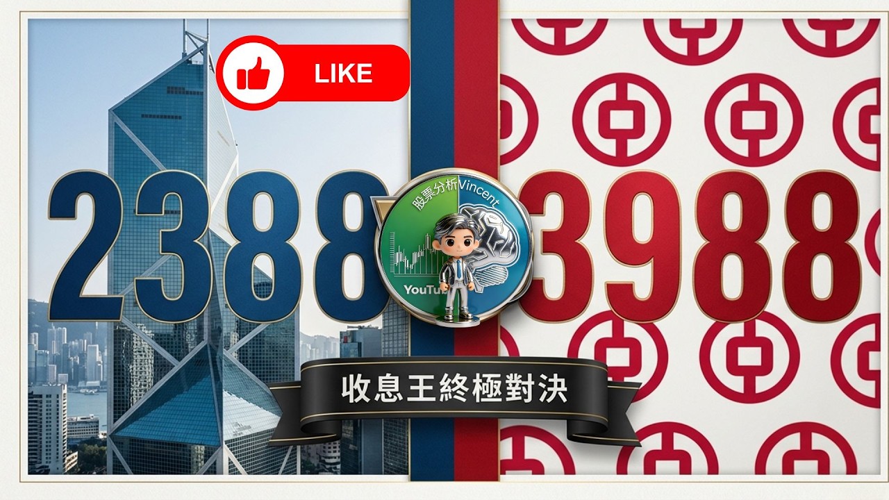 【2388 vs 3988】中銀、中行點樣揀？VCP 形態突破在即？RSI 與籌碼分佈全拆解！ | 2026 香港投資攻略