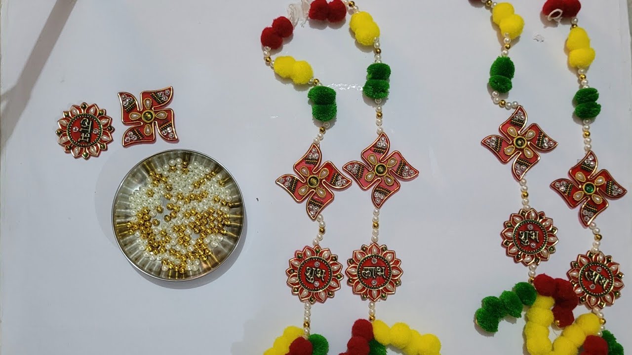 DIY DIWALI DECOR IDEAS /EASY &QUICK DIWALI DECORATION IDEAS AT HOME / EASY WALL HANGING FOR DIWALI