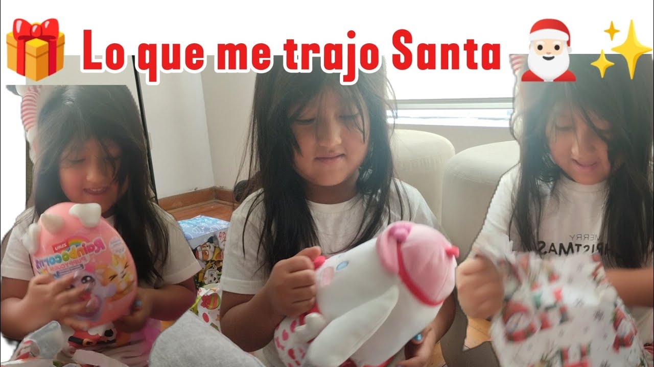 🎅✨ Me quedé dormida y abrí mis regalos al día siguiente | Lo que me trajo Santa
