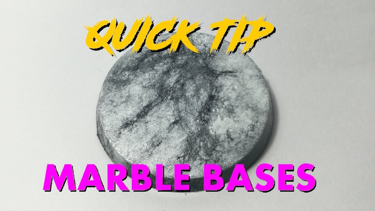 Quick Tip: Easy Marble Bases