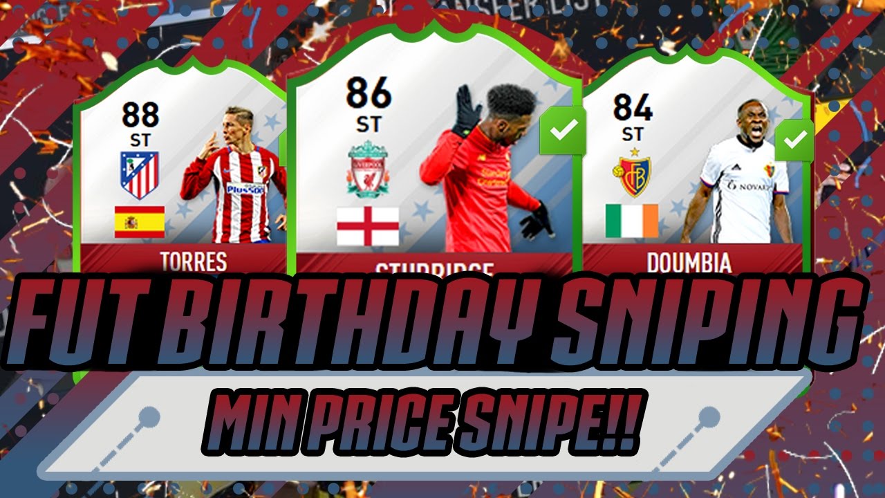 FUT BIRTHDAY SNIPING THUMBNAIL *SPEED ART*