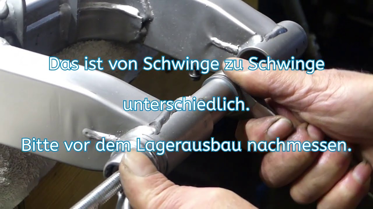 Schwingenlager ohne Spezialwerkzeug einbauen