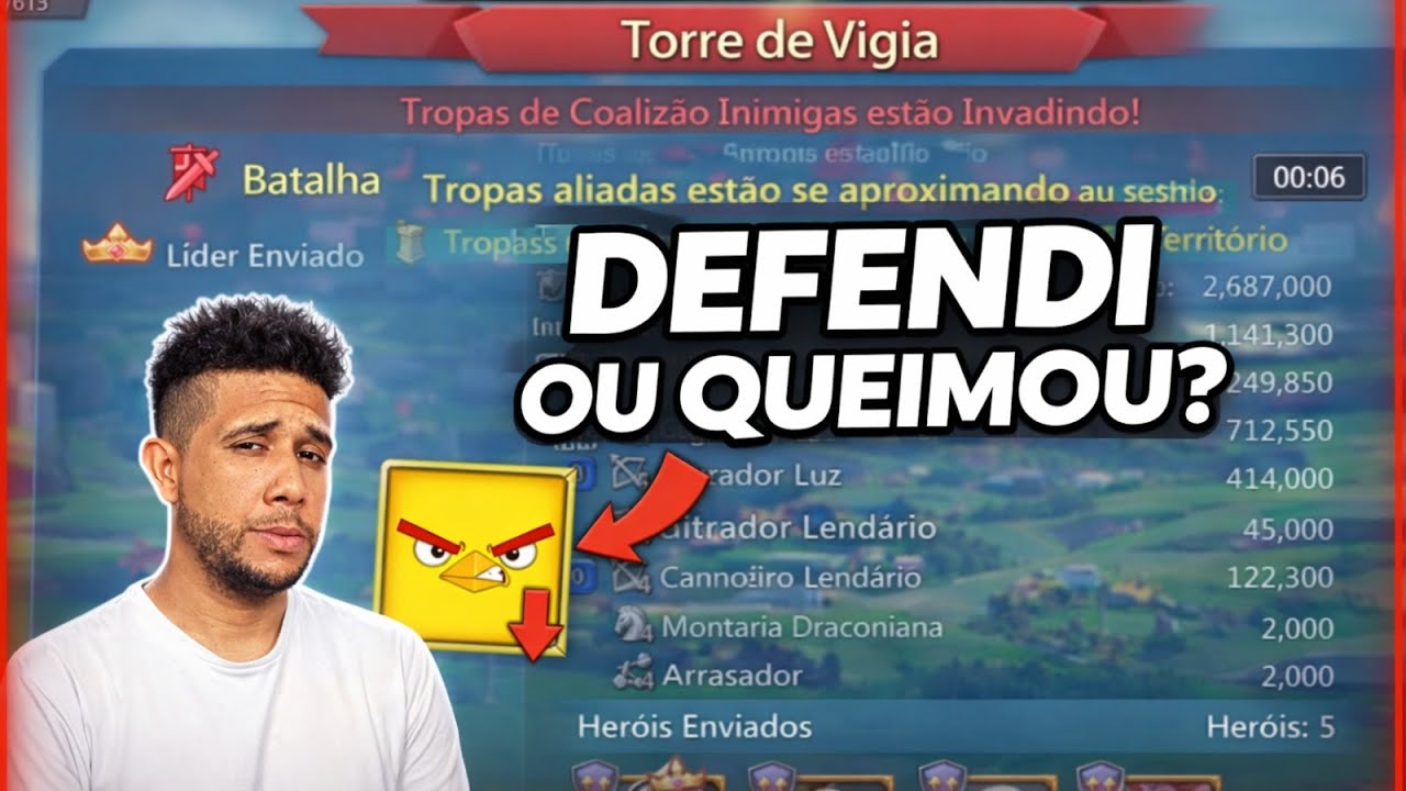 😂 RALLY DO CASTARK, ME QUEIMOU DE NOVO LORDS MOBILE 🔥