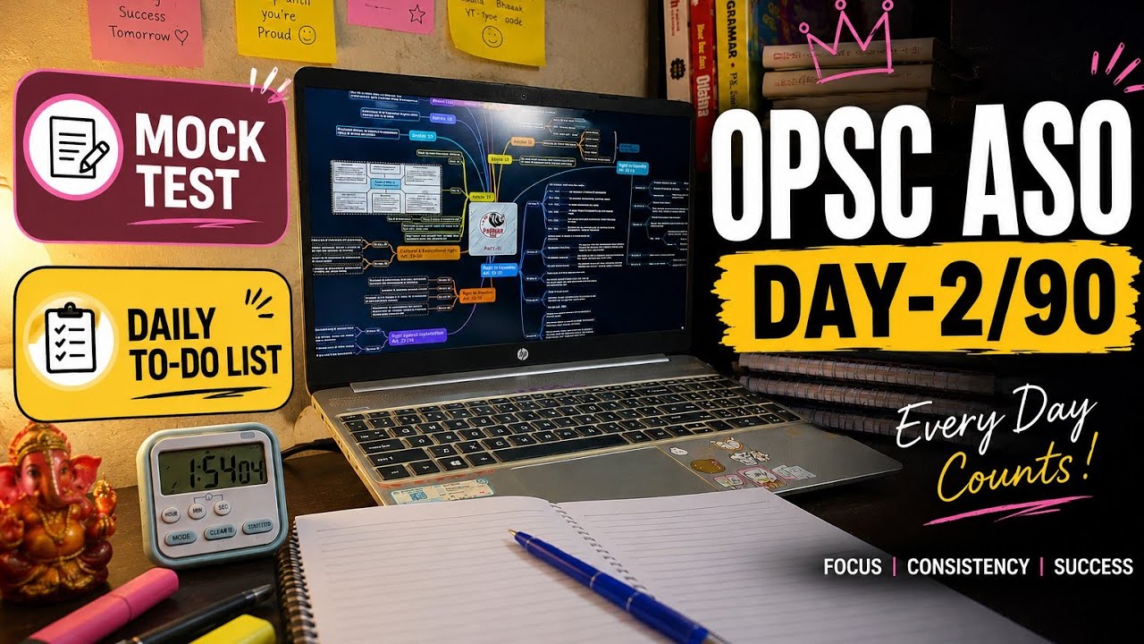 Day-2/90 Daily study challenge 🌟 || OPSC ASO 🎯 || OSSC CGL📚  || #aso #ossc #ssc #opsc #osssc #study 