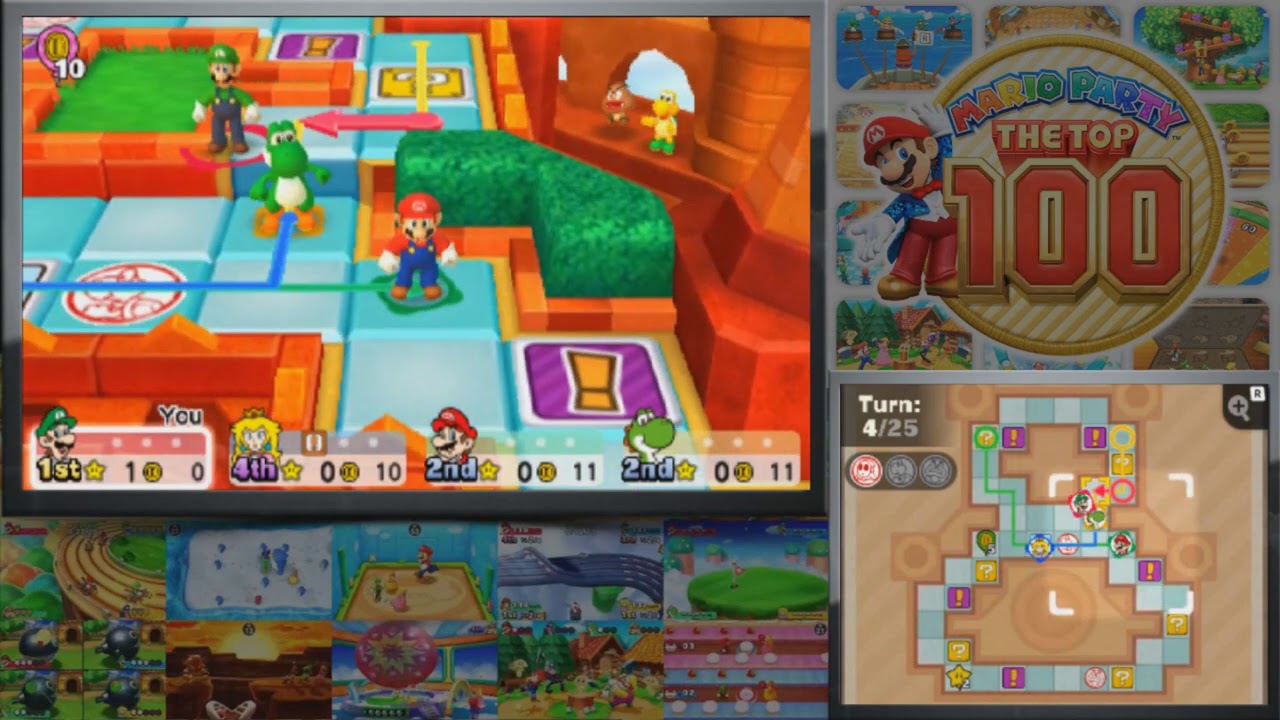 Slim Plays Mario Party: The Top 100 - Minigame Match (Part 1)