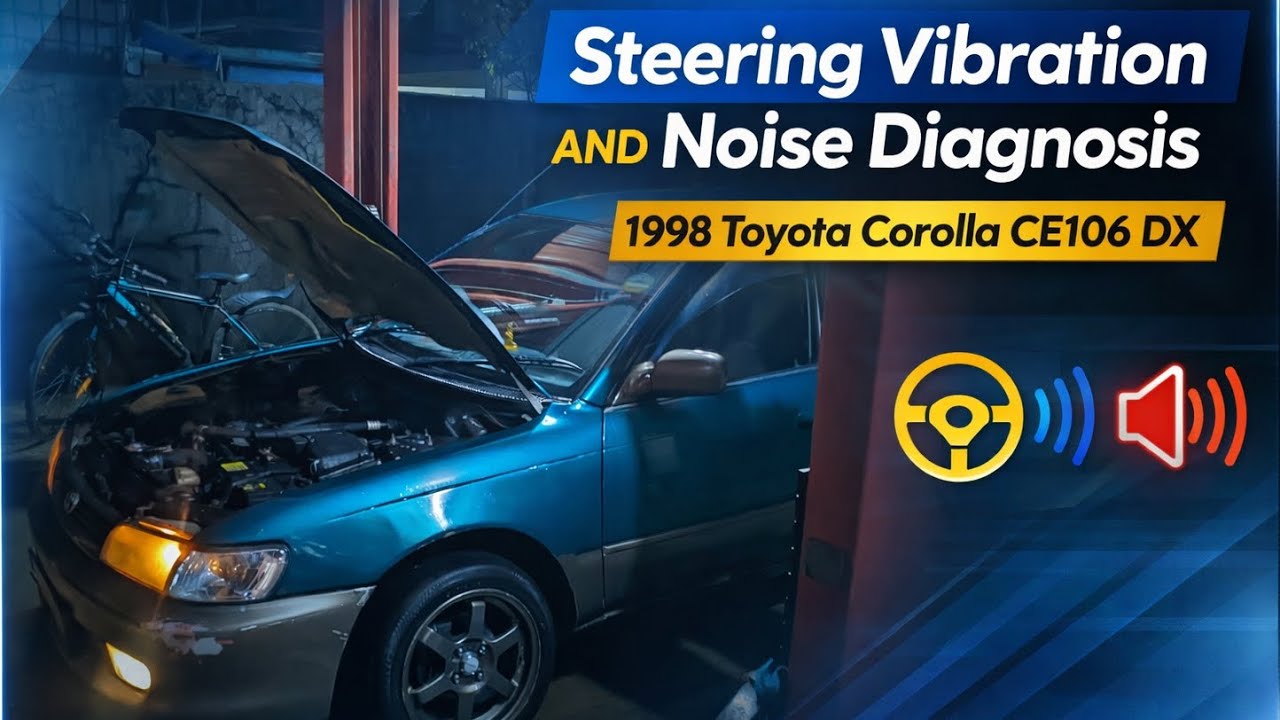 TOYOTA COROLLA CE106 | Steering Rack Play Fix | CV Joint & Wheel Bearing Repair | Full Inspection