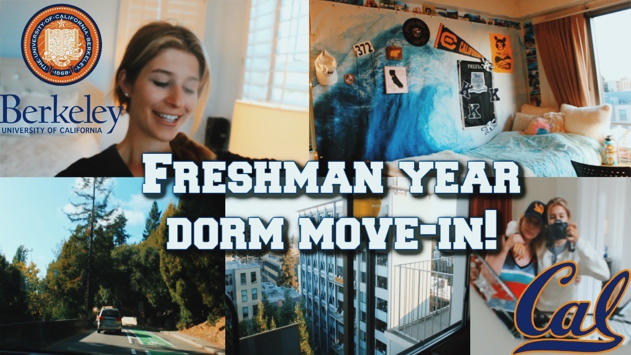 COLLEGE DORM MOVE IN VLOG | UC Berkeley | Freshman Year