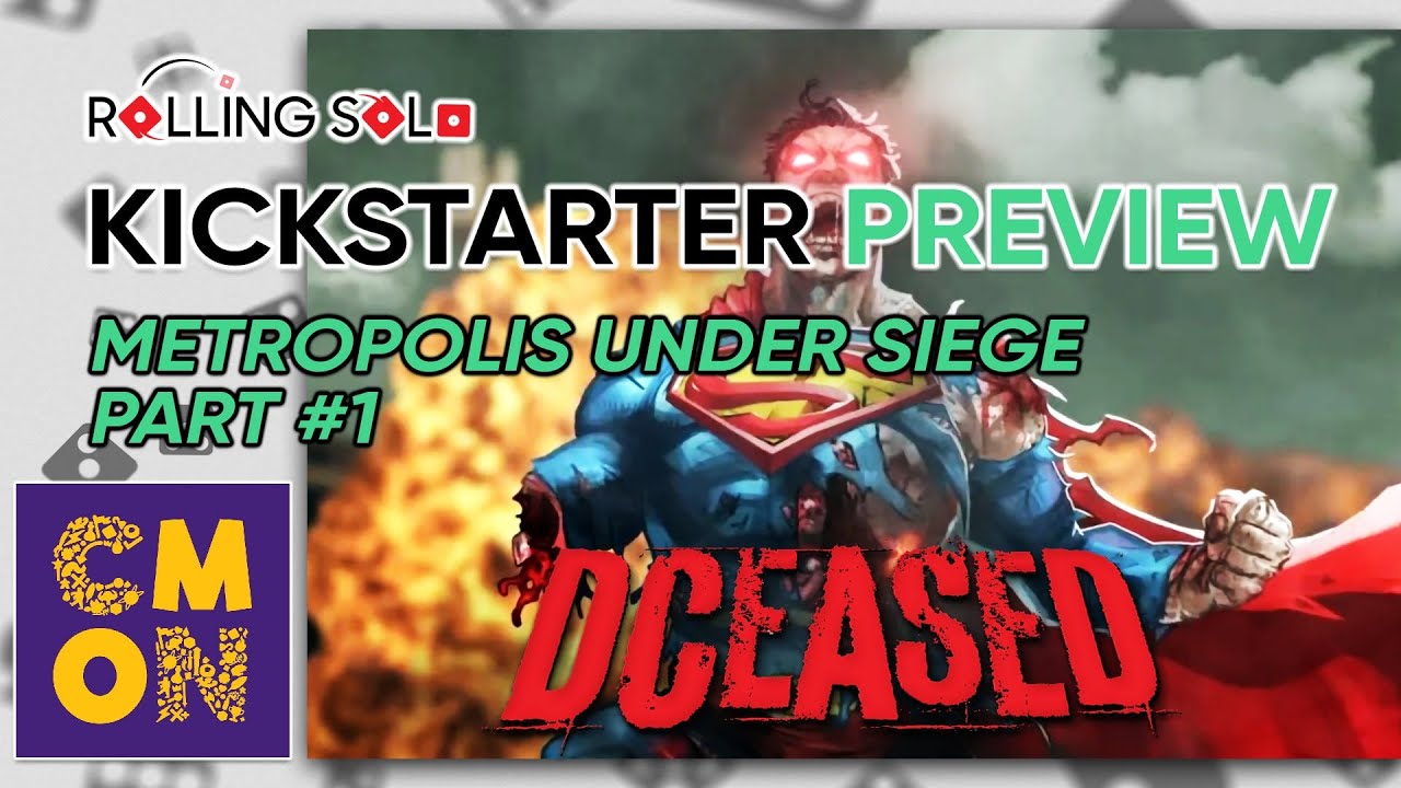 DCeased: Игра в жанре Zombicide | Предварительный обзор на Kickstarter | Прохождение в одиночку |...