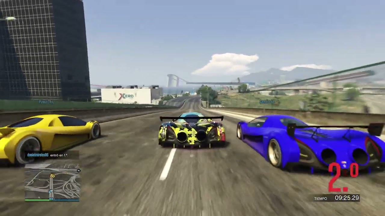 CARRERA CON LOS VEHÍCULOS MAS RAPIDOS DE TODO GTA V ONLINE 