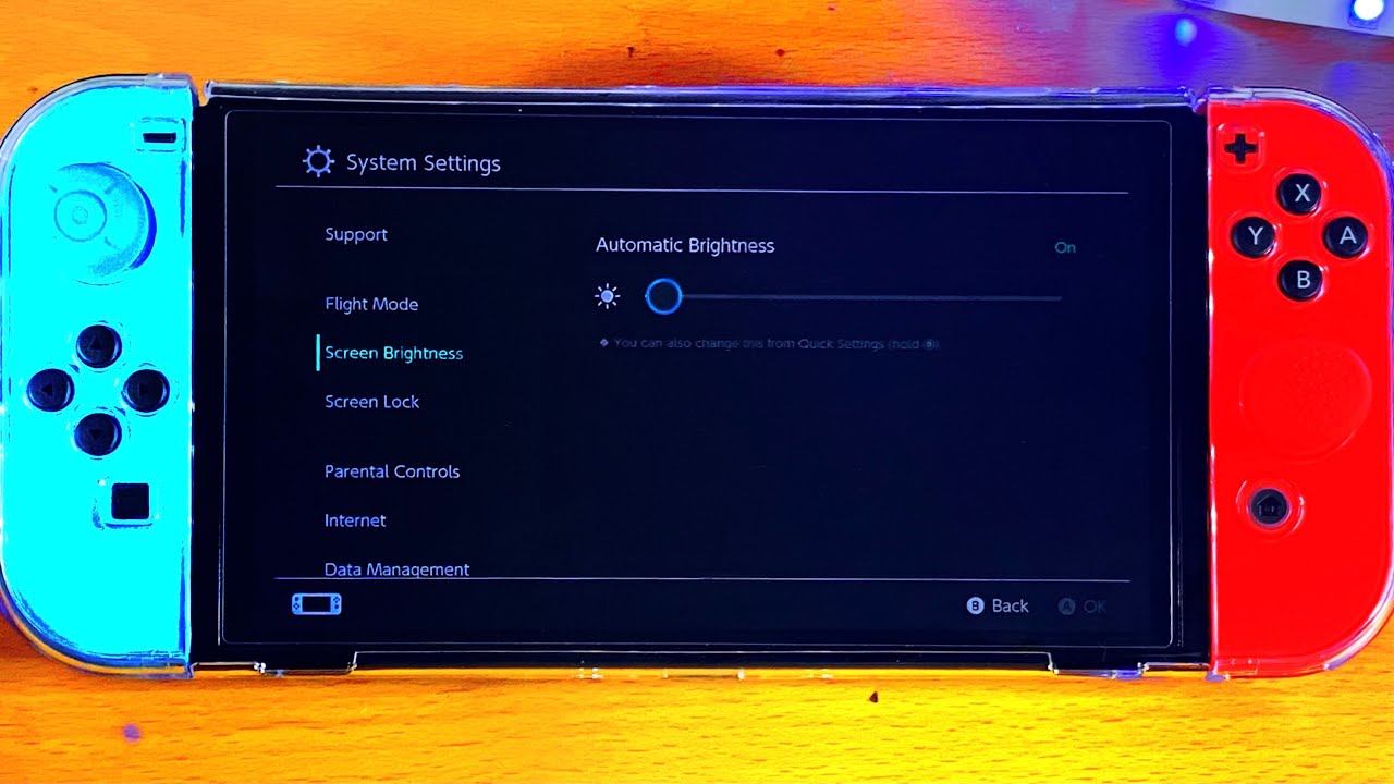 How To Turn Down Brightness on Nintendo Switch OLED | Full Tutorial