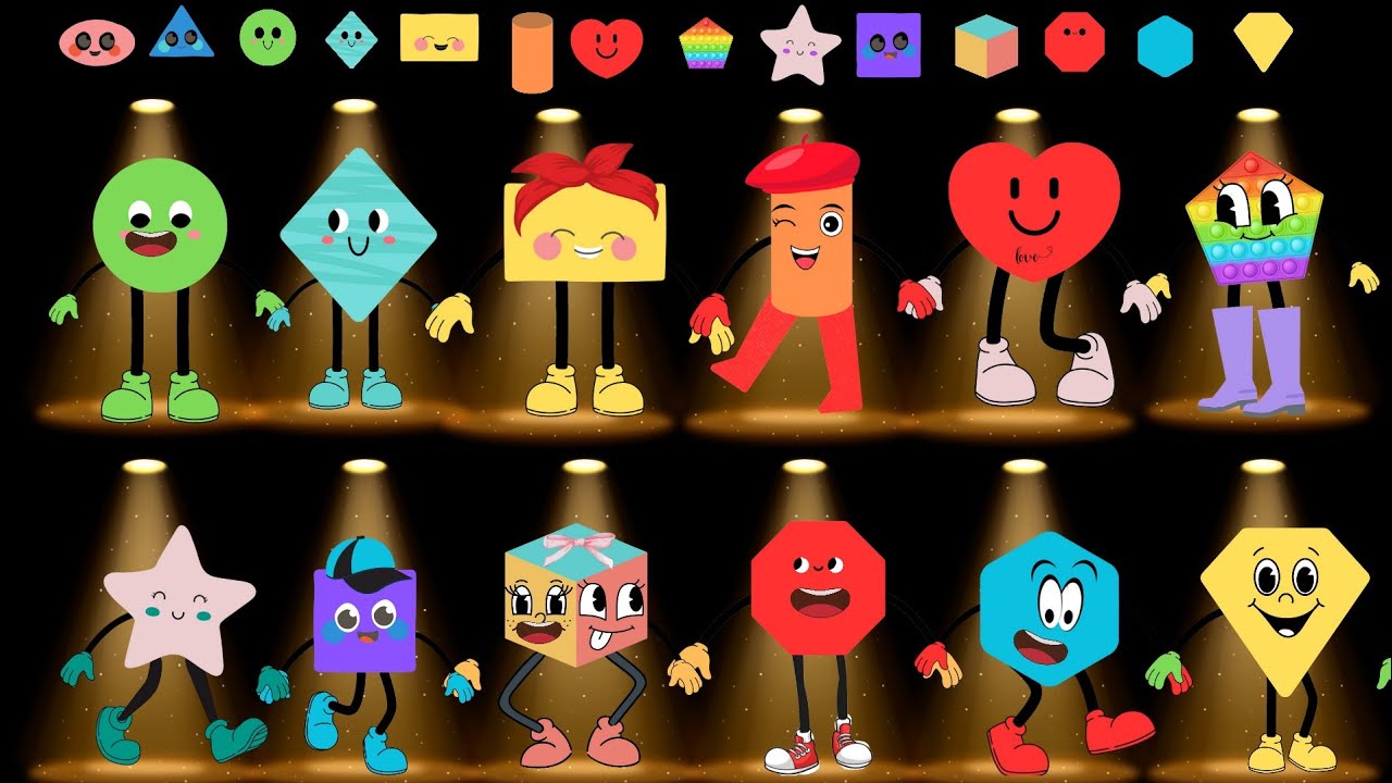 Learning Shapes with everyday objects #shapes  #kids